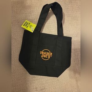 Trader Joe's Black and Orange Kids Tote Bag